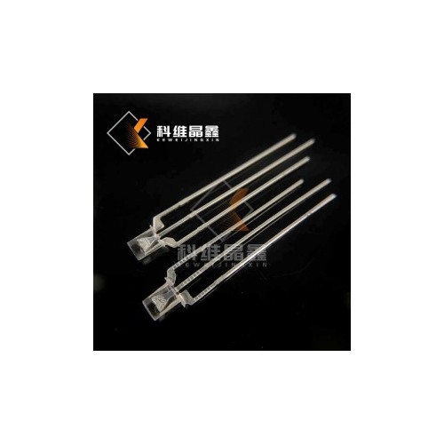 科维晶鑫供应3mm平头LED双色灯珠三支脚蓝绿共阳/共阴F3平头高亮长脚 视频
