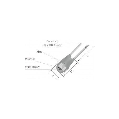 NTC热敏电阻-MF57单端玻封式 接受各类非标定制