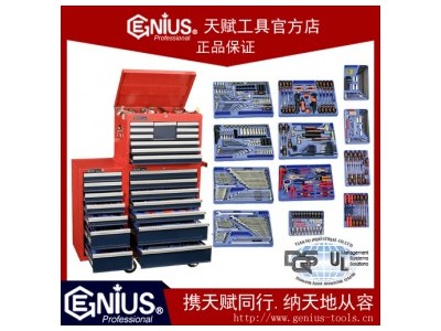 天赋工具MS-548TS天赋Genius自营548件套公制及英制综合工具配工具车组套工具图1