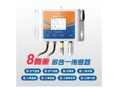 空气温湿度 光照 二氧化碳 土壤温湿度多合一传感器 温室传感器 养殖传感器图1