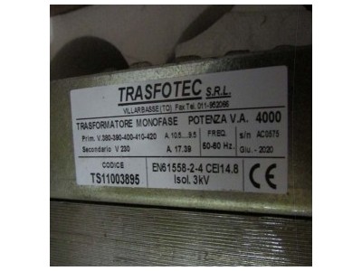 TRASFOTEC互感器TS11005582