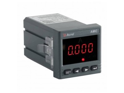 安科瑞AMC48-AV AMC48-AV/C单相交流电压表 嵌入式安装电表 45mm开孔